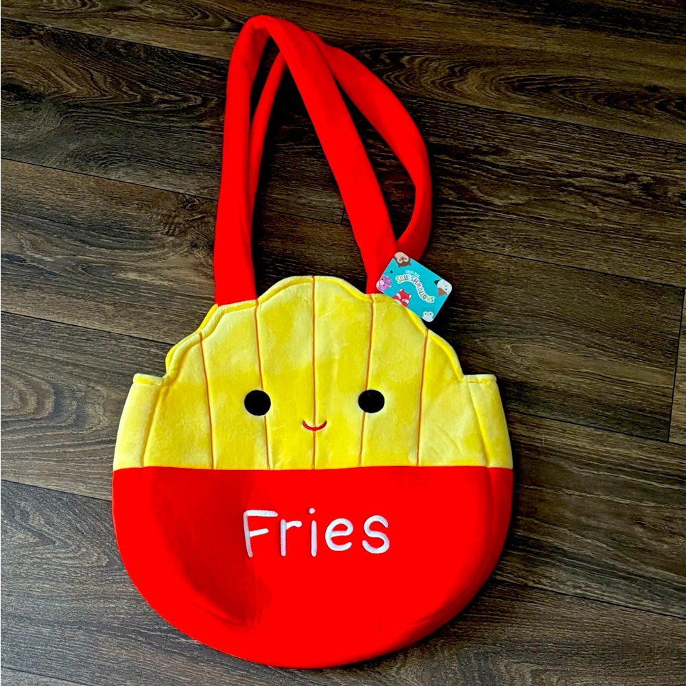 Cute Fries Themed Tote Bag by Squishmallows